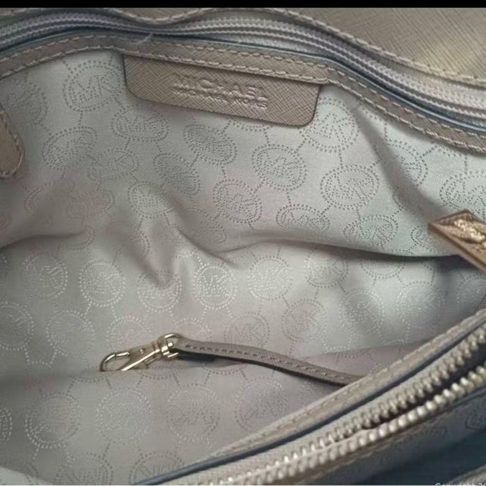 Michael Kors Tan Leather Satchel - Picture 6 of 7